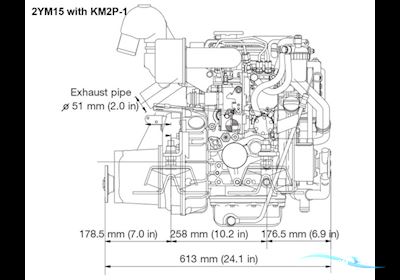 Yanmar 2YM15 Bootsmotor 2024, Dänemark