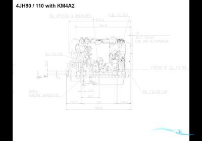 Yanmar 4JH80 Bootsmotor 2024, Dänemark