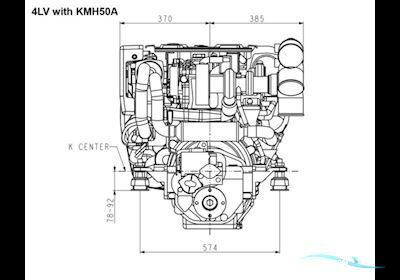 Yanmar 4LV150 Bootsmotor 2024, Dänemark