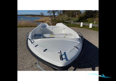 Fjordjollen 470 Fisk - Jolle Med F9,9 Jmhl Påhængsmotor Dinghy 2024, Denemarken