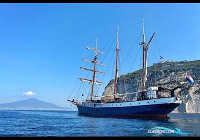 Schooner Three Mast Barquentine Ex beroepsschepen 1906, met Doosan motor, The Netherlands