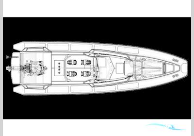 Fugu Powerboats Fugu 29 Rib Gummibåt / Rib 2022, med Mercruiser motor, Sverige