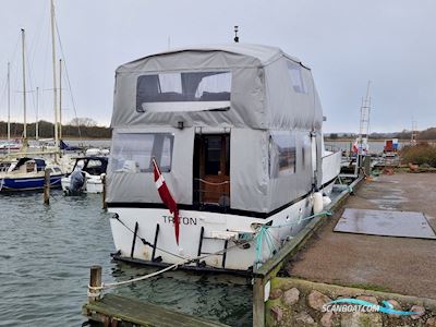 Nautica S - Totalrenoveret Beboelsesbåd/ Husbåd Hausboot / Flussboot 1980, mit 2x Hanomag 6 Cylindere motor, Dänemark