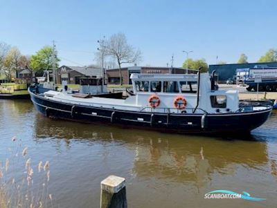 Kotter Woonboot 20,60 Huizen aan water 1951, met Skania motor, The Netherlands