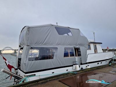 Nautica S - Totalrenoveret Beboelsesbåd/ Husbåd Huizen aan water 1980, met 2x Hanomag 6 Cylindere motor, Denemarken