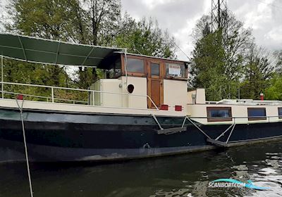 Gouwsluis Luxemotor 20m Hus- / Bobåd / Flodbåd 1906, med Perkins motor, Belgien