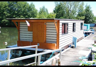 Solar Electrische Houseboat Catamaran Coche Standaard Hus- / Bobåd / Flodbåd 2024, med ePropulsion motor, Frankrig