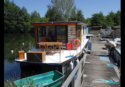 Solar Electrische Houseboat Catamaran Coche Standaard Hus- / Bobåd / Flodbåd 2024, med ePropulsion motor, Frankrig