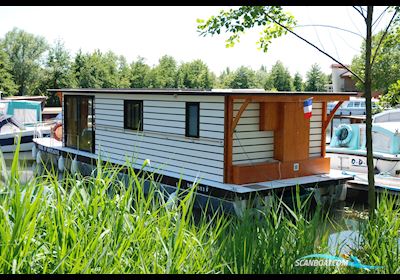 Solar Electrische Houseboat Catamaran Coche Standaard Hus- / Bobåd / Flodbåd 2024, med ePropulsion motor, Frankrig