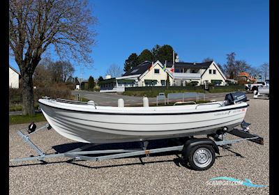 Fjordjollen 430 Fisk Jolle 2024, mit Yamaha F5Amhs motor, Dänemark