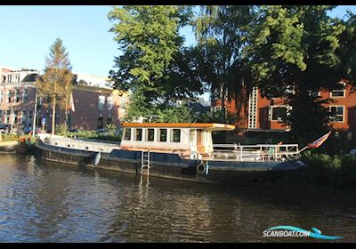 Dutch Barge Katwijker Live a board / River boat 1915, with Volvo engine, The Netherlands