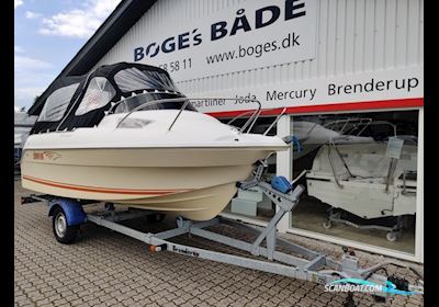 Ørnvik 470 Cruiser med Mercury F40 ELPT-EFI 4-takt og 1000 kg Brenderup bådtrailer - Anvisningssalg - SOLGT  Motor boat 2023, with Mercury engine, Denmark