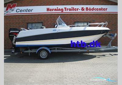 Askeladden 525 Excell m/Mercury F115 hk Efi og Brenderup Trailer Motor boat 2005, with Mercury engine, Denmark