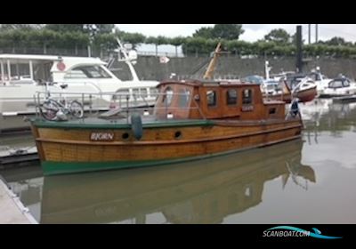 Backdecker 9.10 Motor boat 1958, with Deutz Klockner Humbolt engine, Germany