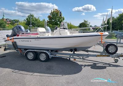 Boston Whaler 18 Dauntless Mit Yamaha F130 PS Und Trailer Motor boat 2000, with Yamaha F130 Aetx engine, Germany