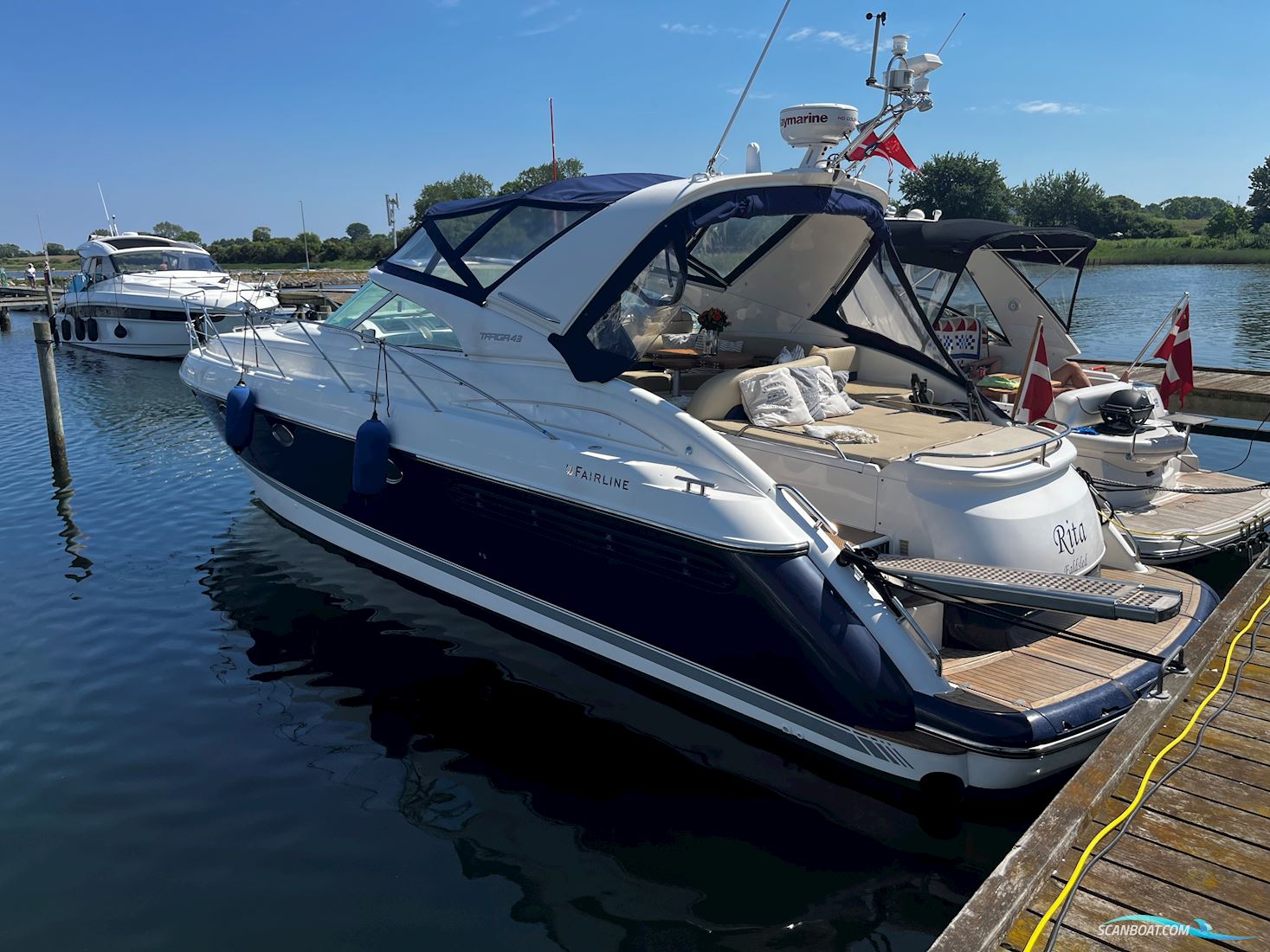 Fairline Targa 43 Motor boat 2000, with Volvo Penta Tamd engine, Denmark