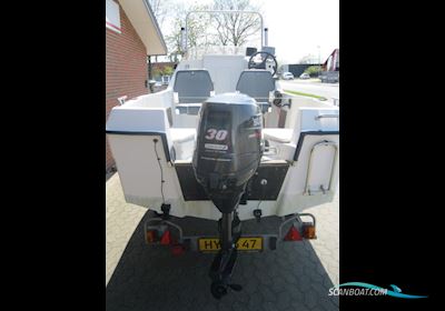 Ryds/Seabird 435 m/Suzuki DF30 hk Efi 4-Takt og Brenderup Trailer Motor boat 2001, with Suzuki engine, Denmark