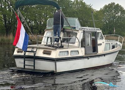 Woudstra Kruiser Motor boat 1976, with Samofa engine, The Netherlands