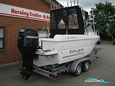 Campion 542 Explorer m/Mercury F115 hk EFi 4-takt og MinnKota Ulterra frontmonteret elmotor - SOLGT ! Motorbåd 2005, med Mercury motor, Danmark