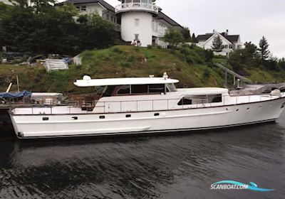 De Beer Motoryacht Blue Sky Motorbåd 1960, med Caterpillar motor, Norge