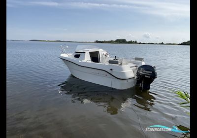 Fjordjollen 450 Cabin Motorbåd 2024, med Yamaha F40Fetl motor, Danmark