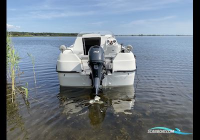 Fjordjollen 450 Cabin Motorbåd 2023, med Yamaha F40Fetl motor, Danmark