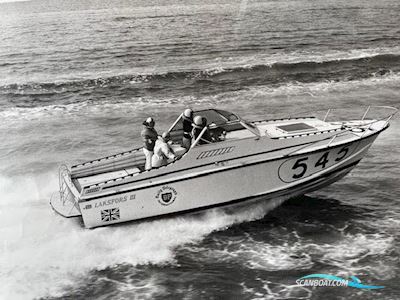 W.A. Souter & Sons Cowes-Torquay-Cowes race-boat Motorbåd 1970, med Yanmar motor, England