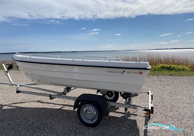 Fjordjollen 390 Fisk, Komplet Sæt, Variant 451, Yamaha F2,5 Motorbåt 2024, med Yamaha F2,5 motor, Danmark