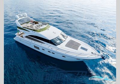 Princess Yachts 62 Fly Motorbåt 2010, med Caterpillar C18 motor, Italien