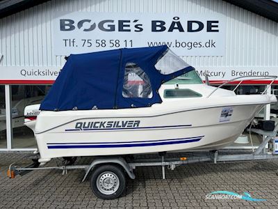 Quicksilver 450 Cabin Med 35 hk Johnson PL - Anvisningssalg Motorbåt 1996, med Johnson motor, Danmark