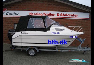 Quicksilver 470 Cruiser m/Mercury F50 hk Efi 4-Takt og Brenderup Bådtrailer Motorbåt 2011, med Mercury motor, Danmark