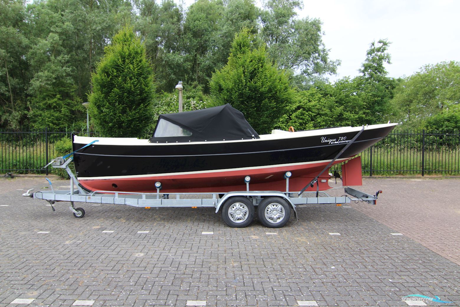 Steilsteven Sloep Unique 720 Motorbåt 2019, med Craftsman Marine motor, Holland