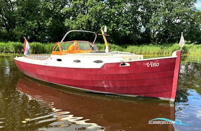 Van Vossen Steilsteven Cabin Sloep Motorbåt 2018, med Lombardini motor, Holland