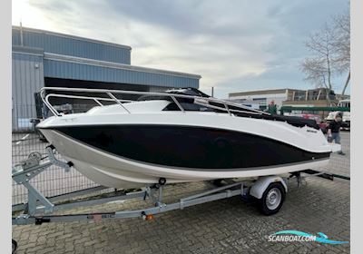 Quicksilver 555 Cabin Mit Mercury F100 + Trailer Motorboat 2020, with Mercury engine, Germany