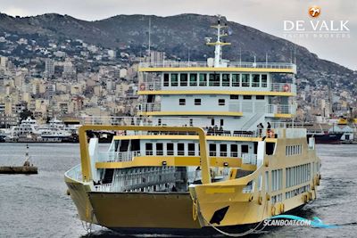 RO/Pax Double Ended Ferry 107 M Motorboat 2017, with Caterpillar engine, Greece