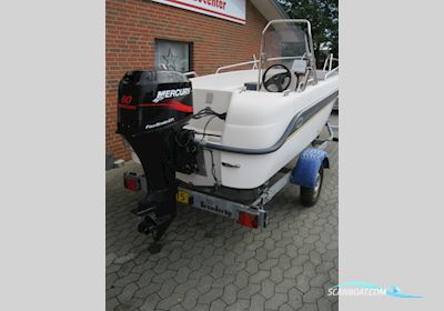 Askeladden 445 Hunter m/Mercury F60 hk Efi 4-Takt Motorboot 2006, mit Mercury motor, Dänemark