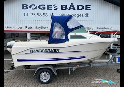 Quicksilver 450 Cabin med 35 hk Johnson PL - Anvisningssalg  Motorboot 1996, mit Johnson motor, Dänemark