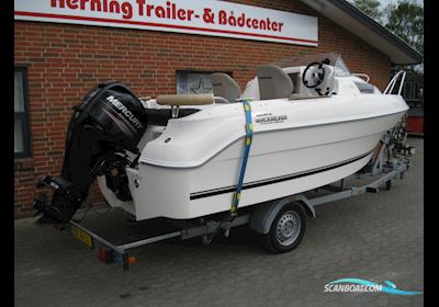 Quicksilver 470 Cruiser m/Mercury F50 hk Efi 4-Takt og Brenderup Bådtrailer Motorboot 2011, mit Mercury motor, Dänemark