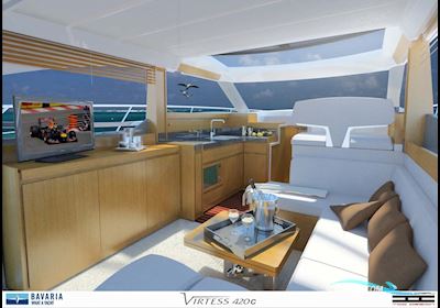 Bavaria 420 Virtess Coupe Motorboten 2024, met Flere Alternativer motor, Denemarken