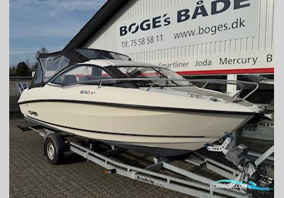 Flipper 640 ST med F150 Mercury-EFI 4 takt 3,0L og 1800 kg bådtrailer - Anvisningssalg Motorboten 2014, met Mercury motor, Denemarken