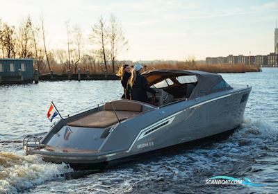 Lifestyle 818 Super Tender Med 80HK Motorboten 2024, met Mitsubishi Craftsman motor, Denemarken