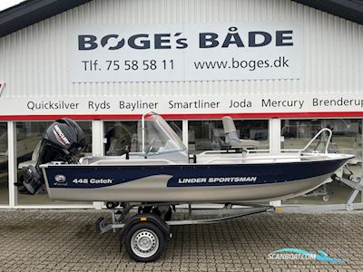 Linder 445 Sportsman Catch Inkl. F30 Mercury-Efi 4 Takt HD Motorboten 2024, Denemarken