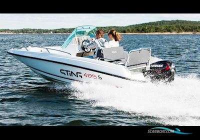 Sting 485 S Motorboten 2024, met Yamaha F40Fetl motor, Denemarken