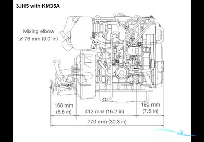 Yanmar 3JH5E SD60 Motoren 2024, Denemarken