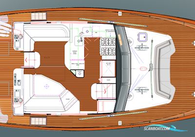 53ft Motorsailer, Shallow Water, Lifting Keel, Ketch Rigged Motorseglar 2025, med Volvo Penta D2 - 75 motor, Ukraine