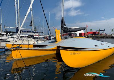 Newick Val Trimaran Multihull boten 1980, met 2022 - Yamaha 8hp ‘High Trust’ motor, Poland