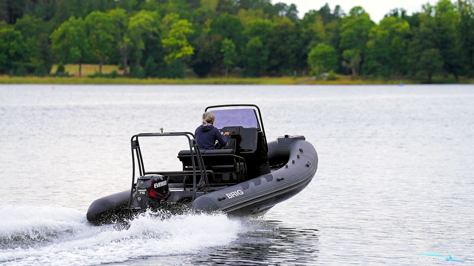 Brig 570 Navigator Rubberboten en ribs 2016, met Evinrude motor, Sweden