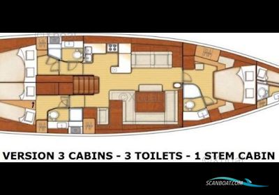 Beneteau Oceanis 58 Sailing boat 2013, with Volkswagen engine, France