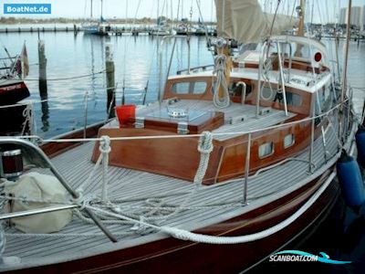 Böbs-Seekreuzer in Mahagoni / Kambala Teak Sailing boat 1970, with -Mercedes OM 636 engine, Germany