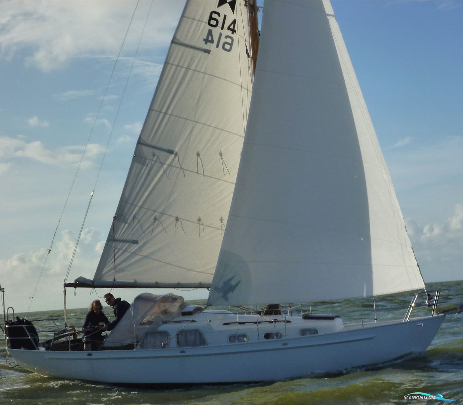 Klassiek S-spant 870 Sailing boat 1965, with Farrymann engine, The Netherlands